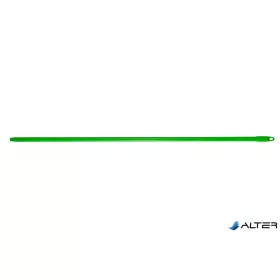   Nyél, menetes, alukróm, 140 cm, BONUS "Heavy Duty", zöld