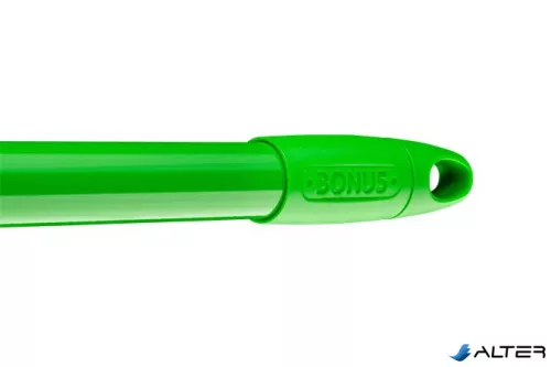 Nyél, menetes, alukróm, 140 cm, BONUS "Heavy Duty", zöld