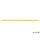 Nyél, menetes, alukróm, 140 cm, BONUS "Heavy Duty", sárga