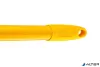 Nyél, menetes, alukróm, 140 cm, BONUS "Heavy Duty", sárga