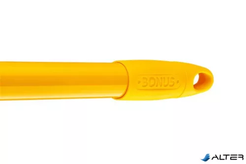 Nyél, menetes, alukróm, 140 cm, BONUS "Heavy Duty", sárga