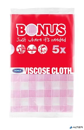 Mosogatókendő, viszkóz, 5 db, BONUS