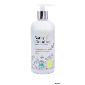   Mosogatószer koncentrátum, pumpás, 500 ml, NATURCLEANING, citromfű olajos