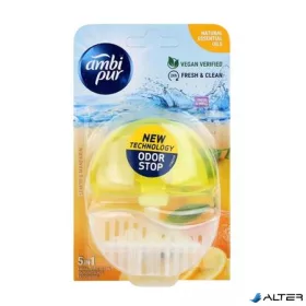 WC illatosító gél, 55 ml, AMBI PUR, citrom és mandarin