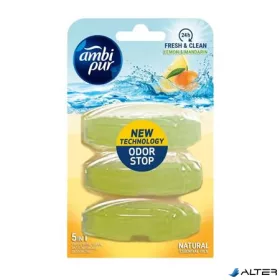   WC illatosító gél, utántöltő, 3x55 ml, AMBI PUR, citrom és mandarin
