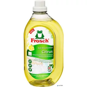 Mosógél, fehér ruhákhoz, 1,5 l, FROSCH, citrom