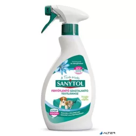   Kisállat szagsemlegesítő és fertőtlenítő spray, textíliákhoz, 500 ml, SANYTOL