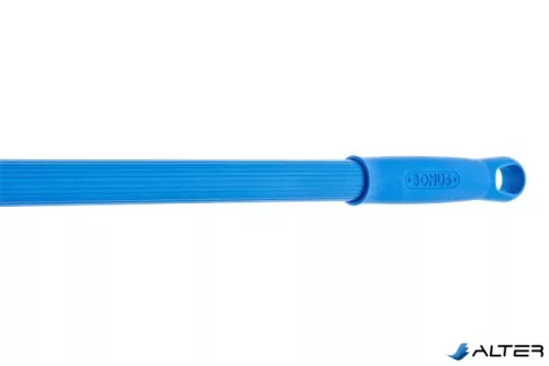 Nyél, menetes, bordázott, alukróm, 140 cm, BONUS "HACCP", kék