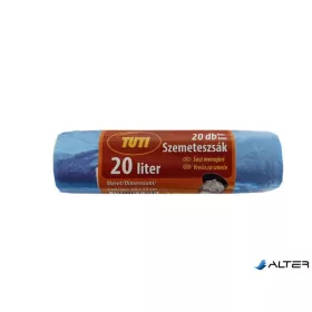 Szemeteszsák, 20 l, 20 db, 50x50 cm, 9 µ, TUTI, kék