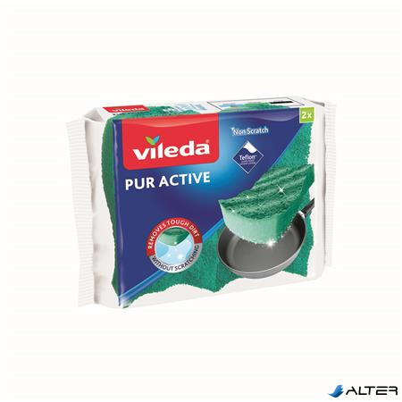 Mosogatószivacs, 2 db, VILEDA "Pur Active"