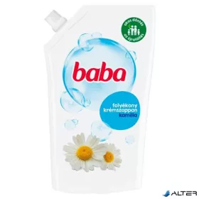 Folyékony szappan utántöltő, 0,5 l, BABA, kamilla
