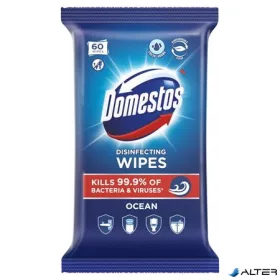 Nedves törlőkendő, 60 db, DOMESTOS "óceán"