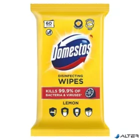 Nedves törlőkendő, 60 db, DOMESTOS "citrus"