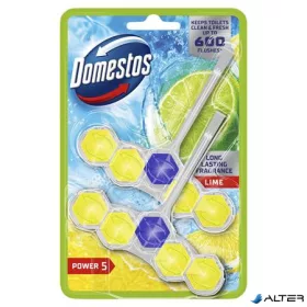   WC frissítő blokk, 2 db-os, DOMESTOS "Power 5", lime