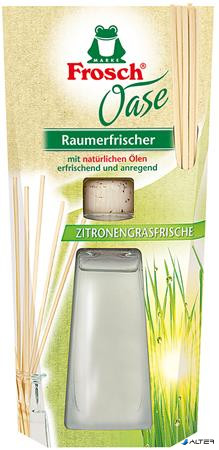 Légfrissítő, 90 ml, FROSCH 'Oase', citromfű