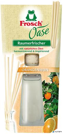 Légfrissítő, 90 ml, FROSCH "Oase", narancs