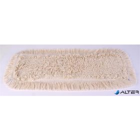 Lapos felmosó huzat, zsebes-füles, pamut, 50 cm