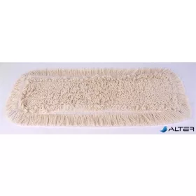 Lapos felmosó huzat, zsebes-füles, pamut, 50 cm