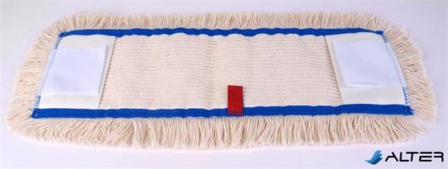 Lapos felmosó huzat, zsebes-füles, pamut, 50 cm