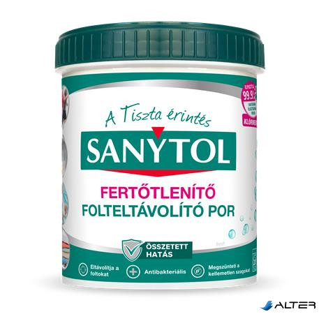 Folteltávolító- és fertőtlenítő por, 450 g, SANYTOL