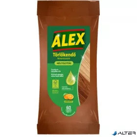 Nedves törlőkendő bútorokhoz, ALEX, 30 db