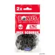 Inox fémsúroló, spirál, 2 db, BONUS