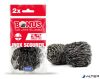 Inox fémsúroló, spirál, 2 db, BONUS