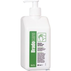   Kézápoló krém, munkavédelmi, glicerines, pumpás, 500 ml, BRADOCARE, aloe vera