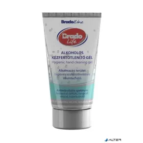 Kézfertőtlenítő gél, tubusos, 50 ml, BRADOLIFE