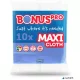Törlőkendő, univerzális, 10 db, BONUS 'MAXI', kék