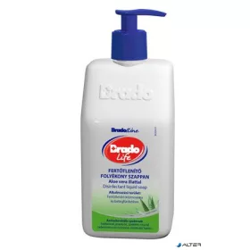   Folyékony szappan, fertőtlenítő, 0,35 l, BRADOLIFE, aloe vera