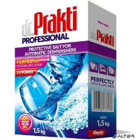 Mosogatógép vízlágyító só, 1,5 kg, DR PRAKTI