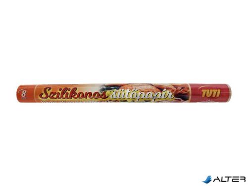 Sütőpapír, szilikonos, 8 m, TUTI