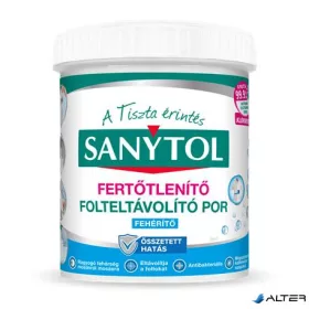   Folteltávolító- és fertőtlenítő por, 450 g, SANYTOL, fehér ruhákhoz
