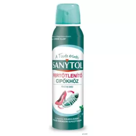 Fertőtlenítő spray, 150 ml, SANYTOL, cipőkhöz