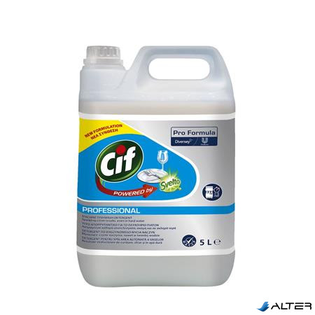Gépi mosogatószer, kemény vízhez, 5 l, CIF "Pro Formula"