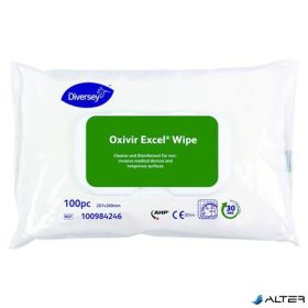 Tisztító- és fertőtlenítő kendő, 100 db, OXIVIR
