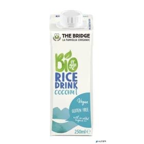   Növényi ital, bio, dobozos, 0,25 l, THE BRIDGE, rizs, kókuszos