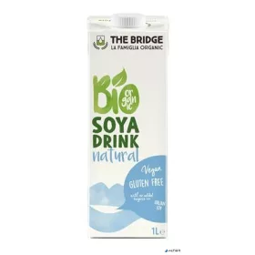 Növényi ital, bio, dobozos, 1 l, THE BRIDGE, szója