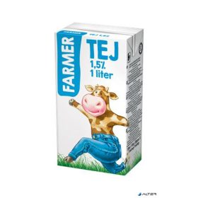 Tartós tej, dobozos, 1,5%, 1 l, FARMER