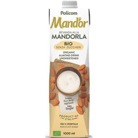   Növényi ital, cukormentes, dobozos, 1 l, MAND'OR 'Prémium Bio', mandula