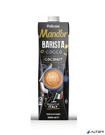 Növényi ital, dobozos, 1 l, MAND'OR "Prémium Barista", kókusz
