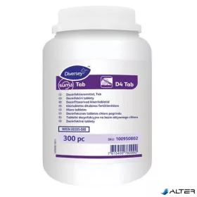 Klórtabletta, 300 db, DIVERSEY "Suma D4"