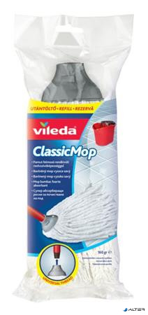 Gyorsfelmosó, nyél nélkül, pamut, VILEDA 'Classic Mop', fehér