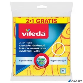 Törlőkendő, 30% mikroszállal, 2+1 db, VILEDA