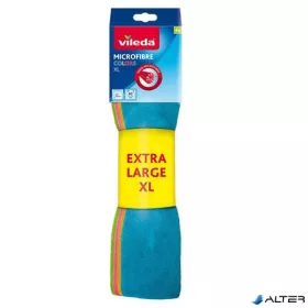 Törlőkendő, mikoszálas, 4 db, VILEDA "Colors"