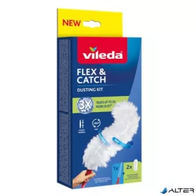   Portörlő szett, rövid nyelű, VILEDA "Flex&Catch"