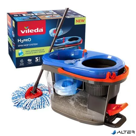Forgó felmosószett, pedálos, VILEDA "H2PrO"
