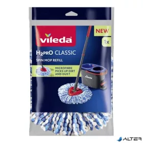   Forgó felmosó utántöltő, pedálos, VILEDA "H2PrO", kék-fehér