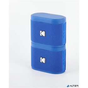   Hangszóró, hordozható, 5W, 2 db, KODAK 'Soundbrix', kék